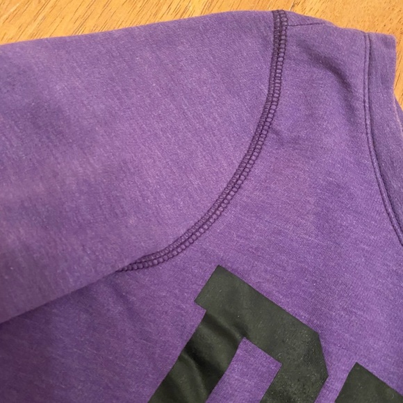Pink purple & blk long sleeve  sweatshirt NEW sz S - Picture 9 of 13